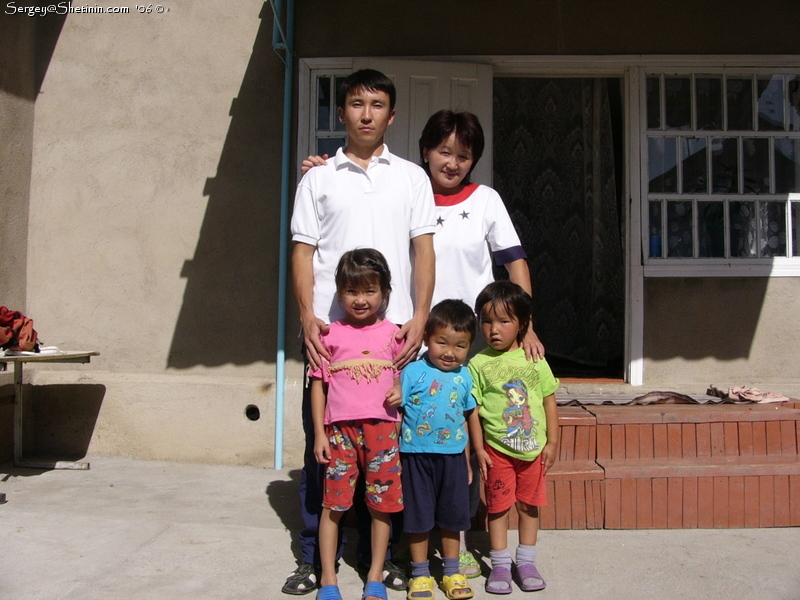 Almaz and his family.