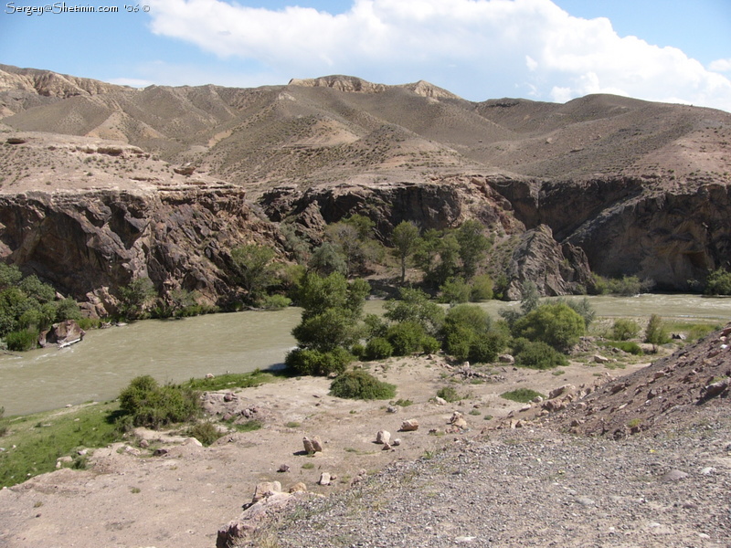 Charyn river. On the way Almaty - Issyk-Kul lake.