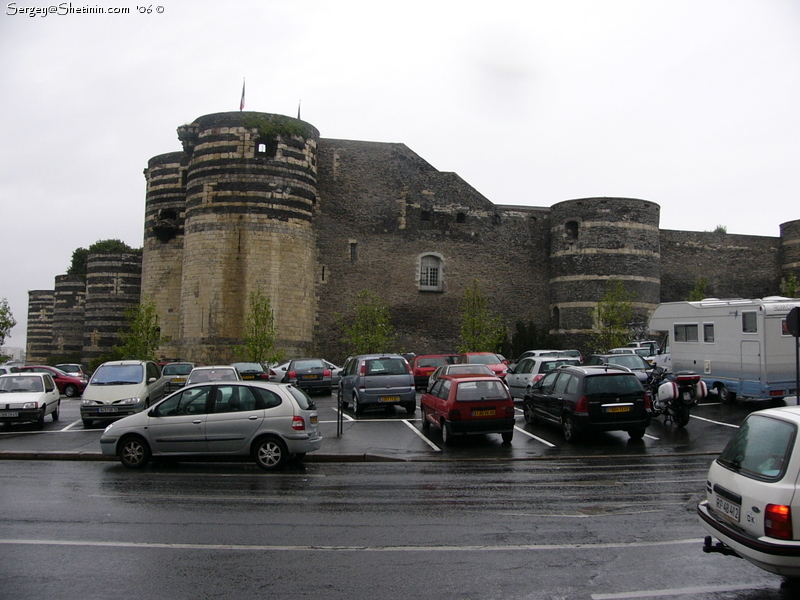France. Angers Castle-Fortress.