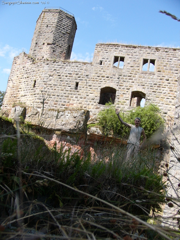 Germany. Burg Grafenstein Castle and me.