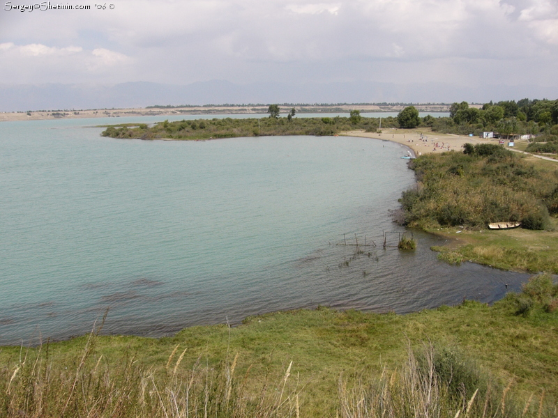 Pristan. Issyk-Kul. City beach. Main part.