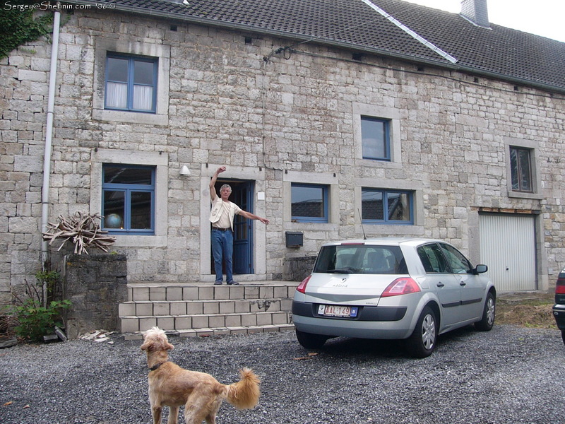 The house of Jean-Claude in Awan (Aywaille).