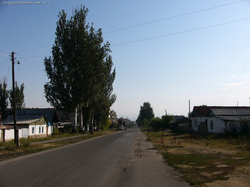 Karakol. Oktyabrskaya street.