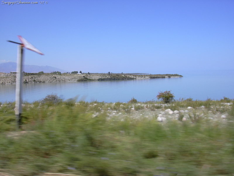 Tamga. Lake Issyk-Kul. South shore.
