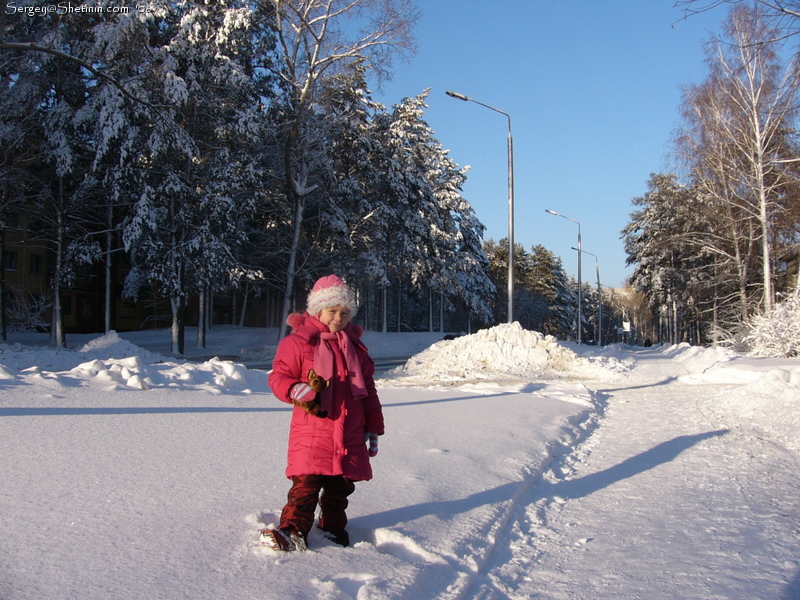 Winter in Novosibirsk. Lyuba.