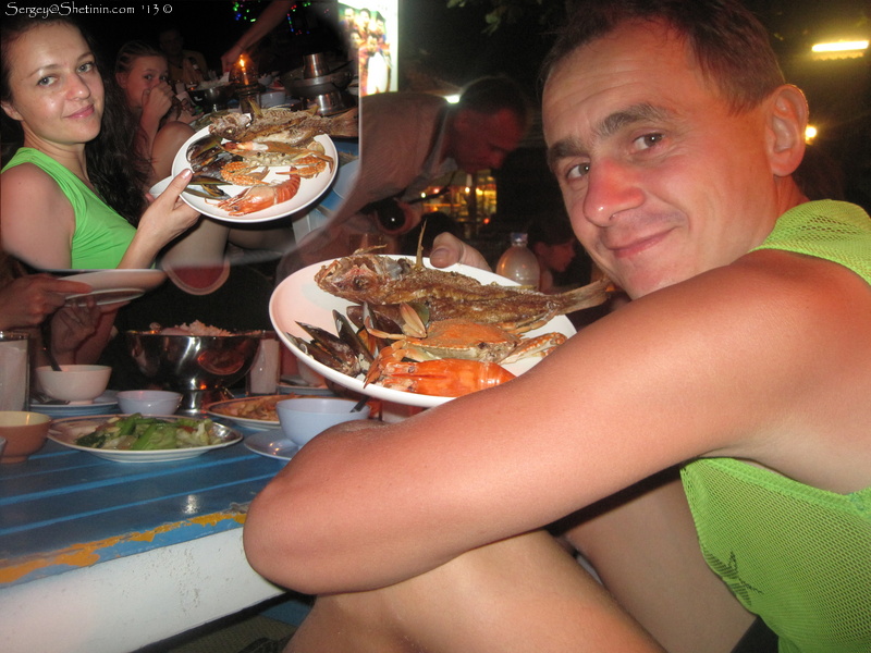 Dinner. Seafood. Koh Samet. Thailand