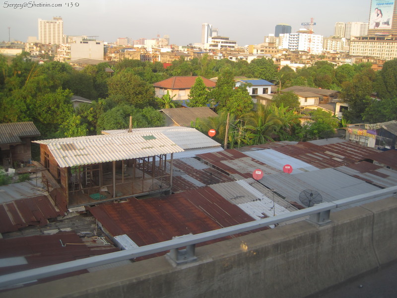 Slum of Bangkok. Thailand