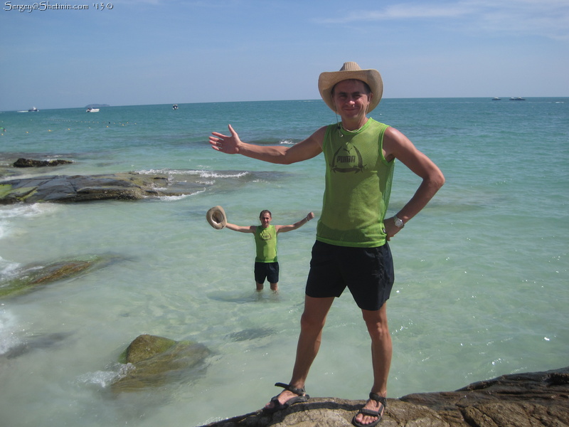 Together with my clone. Koh Samet Isalnd