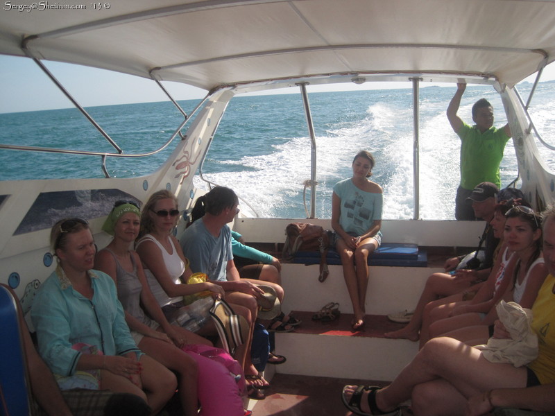 The boat from Koh Samet. Back to Pattaya