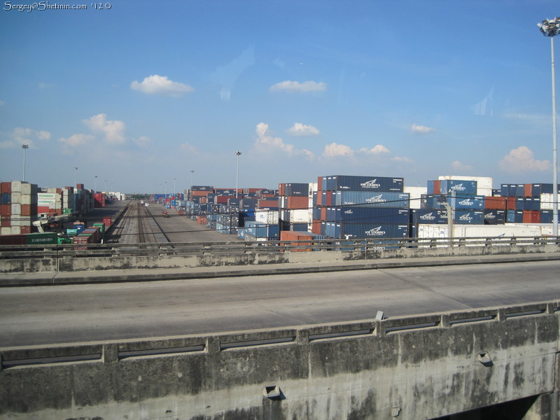 On the way to Pattaya, containers