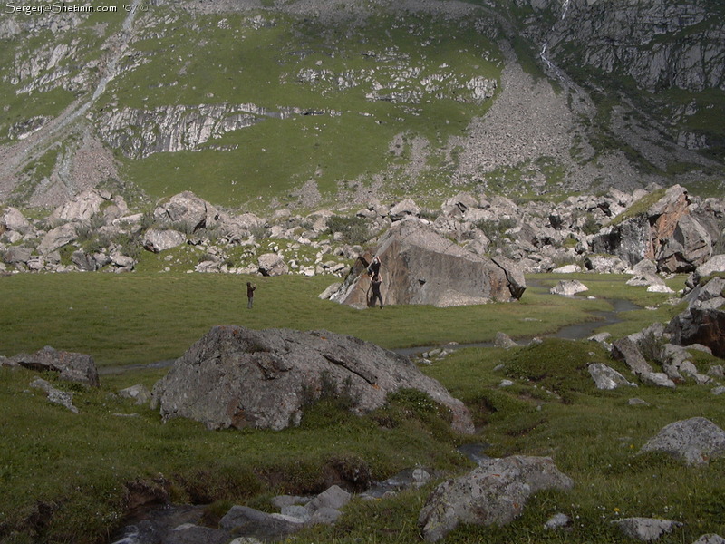 Guys found new rock to climb.