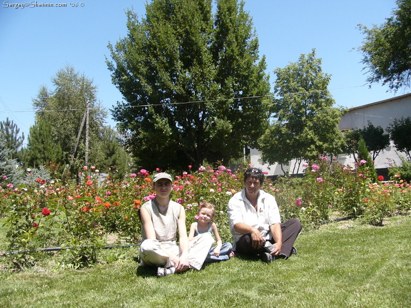 On the way Almaty - Issyk-Kul Lake. In the Cafe.