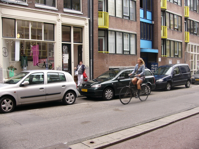 Amsterdam. The city of bicycles.