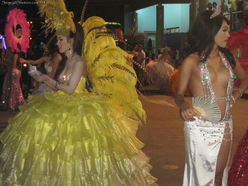 Beautiful girls of Alcazar show. Pattaya