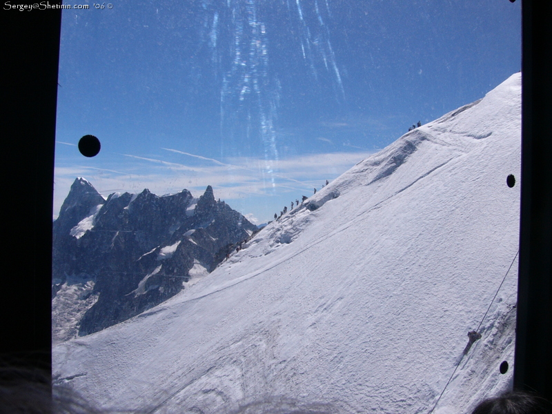 Chamonix. Mountain climbers.