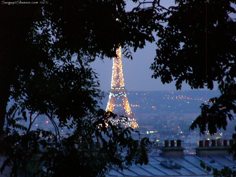 France. Paris. Evening.