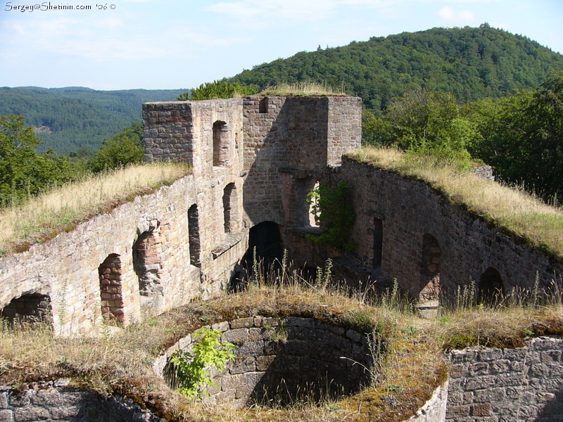 Germany. Burg Grafenstein Castle. Walls.