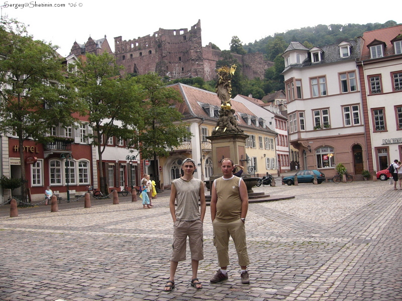 Germany. Heidelberg Castle. Castle view.