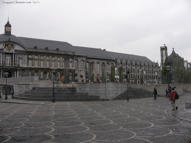 Liege. The central square.