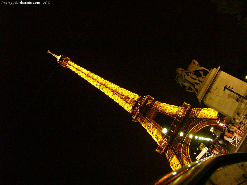 Paris. Eifel Tower in the night.