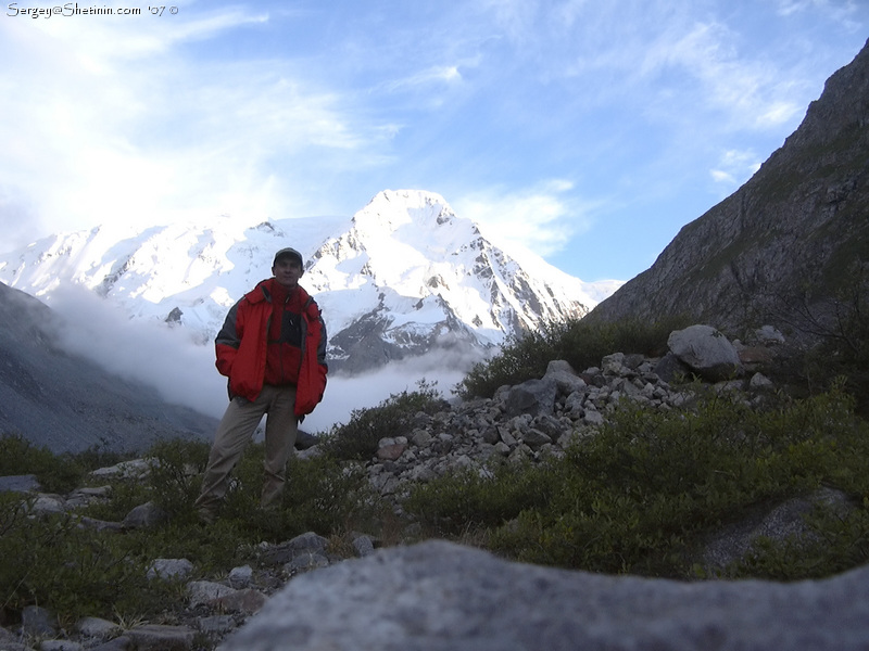 Me and Karakol Peak.