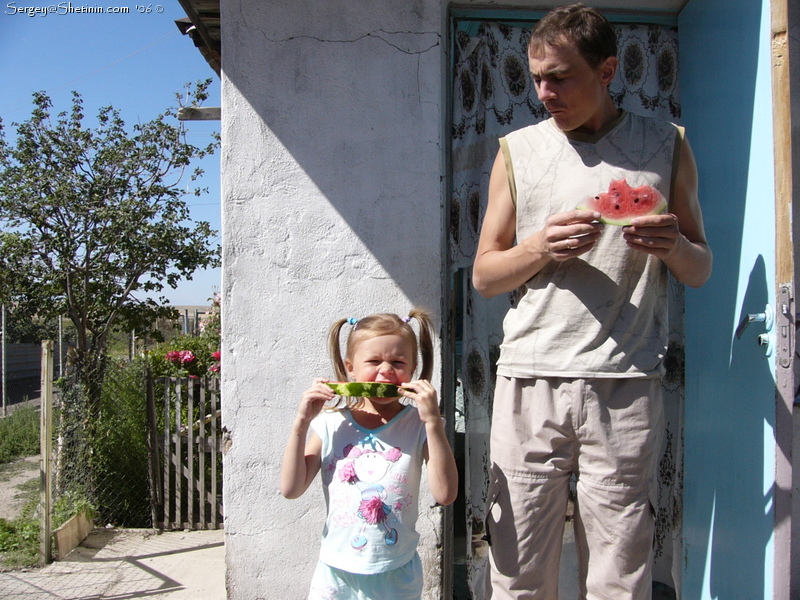 We love water melons.