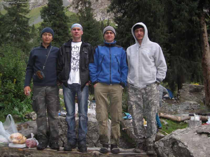 Brave guys - Azat, Volodya, Sergey and Askhat