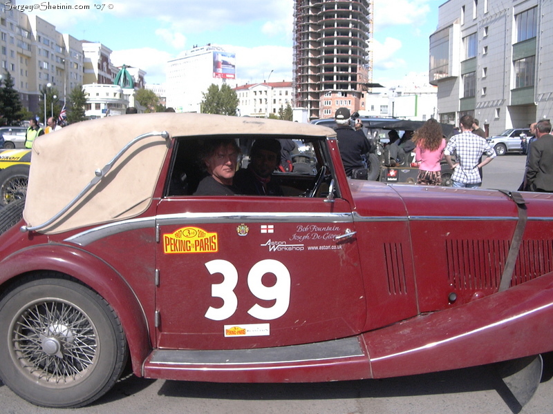 Bob and Joseph in their car