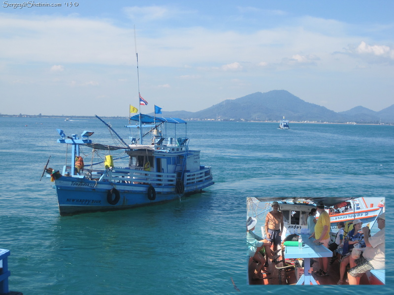 Our fisherman's boat for excursion. Koh Samet Island