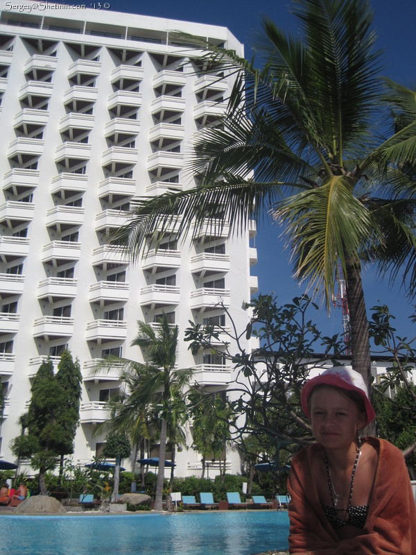 The hotel Grand Jomtien Palace in Pattaya