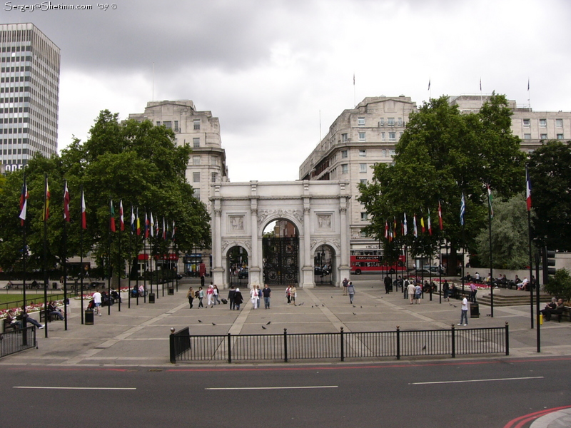 Мраморная Арка (Mable Arch). Лондон.