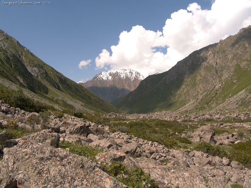 The look back down to valley.