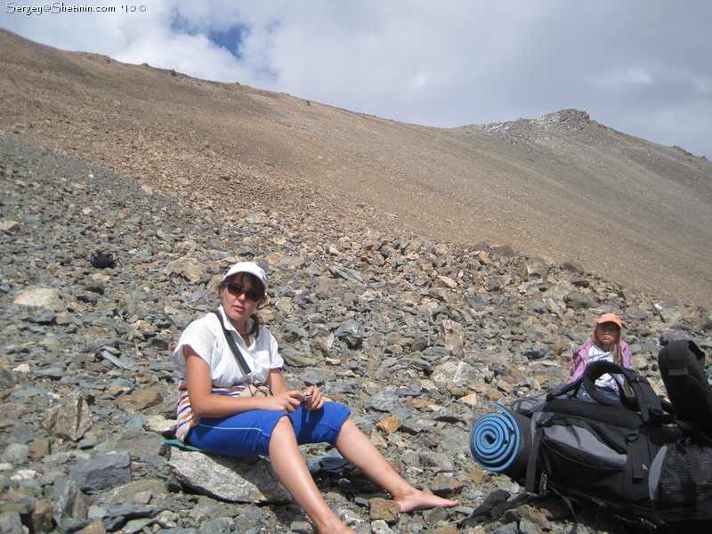 The view of Ala-Kul pass 3800m