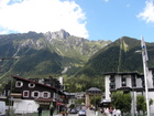 There was a good view of mountains in the good weather days. There are many lifts/cable-ways to the surrounding tops and many interested persons use them for gliding in the summer time.