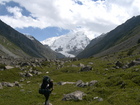 That was a long way fir that day but at last we met a master of this valley - Peak Karakol 5216m. The weather was not very good again and we were not too sure about the better conditions for the next day.