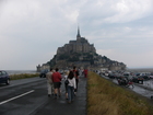 On the next day after Paris visit we continue our drive to the west of France. On the way we had a stop in the Castle St-Michel. This unique place is situated on the small isle with only one road conecting this isle and Big Land.