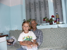 The picture from one evening when grandfather visited Lyuba.
