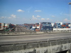 We passed some huge teterritory full of containers. Looked like a Dordoi market in Bishkek