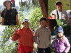 Our beatiful girls of Ala-Kul trekking: Alina, Janyl and Ainura, Larisa and Lyuba (the youngest trekker in our group)