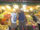 We visited the evening market to buy fruits which should be brought to Novosibirsk. Pineapples, mangos and other exotic fruits were bought very cheap and packed to bags carefully.
