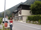 Hotel La Chaumiere is the place where we spent our Chamonix overnights. We had a room on the second floor with the great view of Mont-Blanc and other mountains.