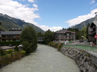 There is a river just in the middle and along the city. Sometimes we could see noisy and fun people in the raft boats and kayaks.