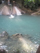 We went to Eravan waterfalls after the Tiger temple visit. The forth level of the waterfalls was the highest we reached. The total number of levels of this waterfall is seven, but we were warned not to attempt to reach the seven's because we had no time for a long hiking to the top. We had just 2 hours for this visit. In the water near the forth waterfall we found many fish and when we sawm around they bite us a little.