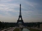 On the next day we had a trip into the downtown of Paris. And here we saw a dream of the chidhood - the Eifel Tower - this huge, beatiful and fascinating cunstruction.