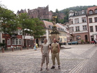 Having an excursion in the castle and around we walked down to the town where bought some food and had a rest on the town square.