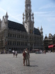 The main square of Brussels - Grand Place. There are a lot of people there - mostly tourists of course. We have met a russian speaking group here - the tourists from Ukraine.