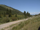 Our last halt was just before the Karakol valley exit near local forestry (first houses are already visible ahead).