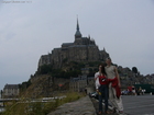 This is a very interesting place. Besides the Cathedral, Castle, Museums and other historical monuments of St-Michel there are the simple people living (I guess only about the astronomical price of realty there).
And as usual this beautiful place is full of tourists and very crowdy. The parking is always full of big tourist buses and cars.