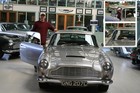 Знаменитая Астон Мартин Джеймса Бонда - Aston Martin DB5. Теперь и я посидел за рулем этого легендарного автомобиля.