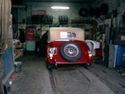 The car in the garage of Shell Helix repair shop. Thanks to teh owner of this garage teh car was repaired in 9th of June.